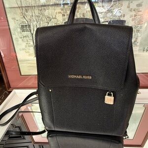 Michael Kors Black Backpack